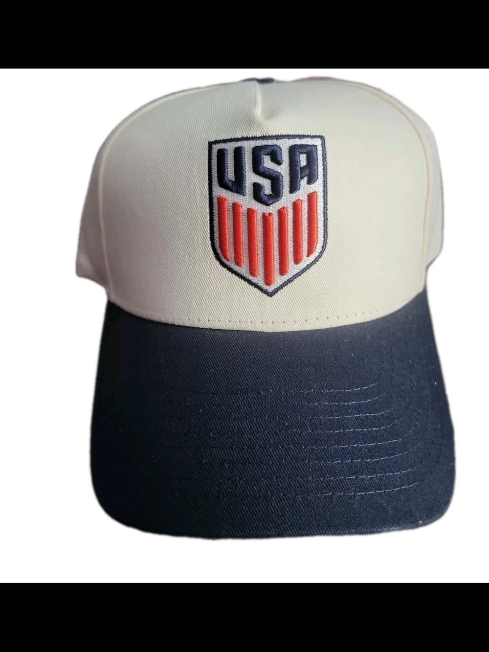 New Era 9FIFTY US Soccer USA National Team Snapback Hat White/Navy/Red NWOT